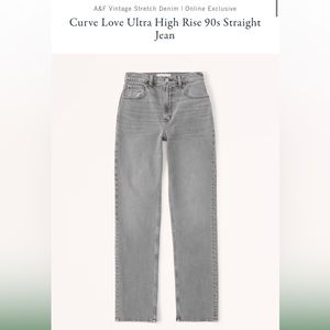 Abercrombie and Fitch Vintage Stretch Denim | Curve Love Ultra High Rise